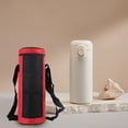 thumbnail image 5 of Insulated Cup Sleeve Bag, Tumbler Carrier, Red 2L Insulated Water Bottle Bag, Adjustable Shoulder Strap Sleeve Holder with Mesh Pocket for Hiking & Outdoor, by Goohae, 5 of 9