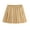 Khaki, variant on Teen Girls Uniform Pleated Skort Elastic Waist A-Line Skirt Casual Tennis Skorts, Sizes 15-16