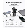 thumbnail image 3 of Anker Laptop Power Bank, 25,000mAh Portable Charger with Triple 100W USB-C Ports, Built-in Retractable Cables, Flight-Approved for Travel, Compatible for iPhone 17/16 Series,Macbook,Samsung, and More, 3 of 7