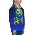 thumbnail image 3 of Lsque Geometry Dash Patten Youth Hoodie Sweatshirt Pullover with Kangaroo Pocket Boys and Girls Hoodie Warm Hoodie for Kids, 3 of 8
