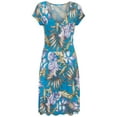 thumbnail image 4 of LASCANA Women's Pattern V-Neck Dress, 4 of 5