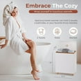 thumbnail image 2 of SereneLife Luxury Towel Warmer With Towel, with Customized Fragrance for Spa and Bathroom, Luxury Towel Heater Gifts for Him & Her, Auto Shut off, Fits 2 large Towels, Blankets, Bathrobes, PJ's, 2 of 2