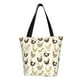 thumbnail image 1 of Fotbe Funny Chicken Bolsa de Playa con Estampado, Bolsa de Hombro, Bolsa de Mano Espaciosa, Bolsa de Viaje Ligera, Bolsa de Compras Versátil, 1 of 6