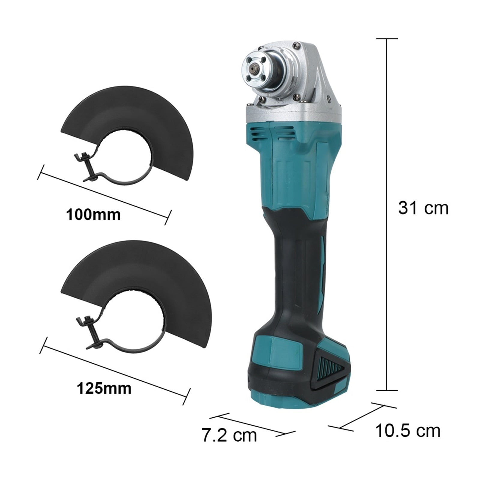 For 18V Battery Hand Tool 125mm 100mm DIY Cutting Grinder Machine Brushless Cordless Angle Grinder Power Tool