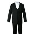 thumbnail image 5 of Spring Notion Big Boys' Two-Button Suit Set 4T 3-Piece Black, 5 of 7