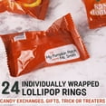 thumbnail image 5 of Pumpkin Lollipop Rings, Fall and Thanksgiving Candy, 24 Count, 12.7 Ounce Box, 5 of 8