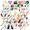 7A, variant on fantasy Magic Wand Theme Stickers, Waterproof Magic Wand Theme Sticker for Water Bottle Laptop Phone Cases Planner Skateboard Luggage Helmet Party Favor Decor, Ideal for Adults Teens Teacher Rewards