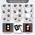 thumbnail image 3 of Yayeee Toggle Light Switch Wall Plate 1-Gang 4.5"x2.7" Home Decorative Outlet Cover, Black Cat Paw, 3 of 7