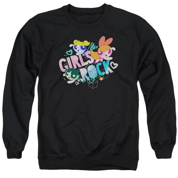 Powerpuff Girls - Girls Rock - Crewneck Sweatshirt - Medium