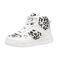 thumbnail image 3 of Willtoo Women’s Colorblock High Top Sneakers, Lace Up Platform Round Toe Athletic Shoes, Classic Faux Leather Casual Walking Shoes, 3 of 6