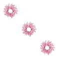 thumbnail image 4 of Shengyu 1/2/3 Artificial Flower Wreath Florals Garland Spring Rattan Hoop Hanging Ornament Colorful Green Leaf Front Door Window Wedding 30cm/Pink 3PCS, 4 of 6