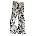 thumbnail image 2 of Women's Printed Thin Wide-Leg Pajama Pants with Drawstring, Comfortable Loungewear Sleepwear Can Be Worn Outside as Casual Nine-Point Trousers, Limited Time Offer, 2 of 3