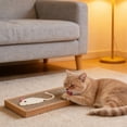 thumbnail image 5 of Cat Scratcher Cardboard,Natural Sisal Cat Scratch Mat,Cat Scratching Board, Wall/Floor Mountable, Helps Cats Trim Nails and Protect Furniture, 5 of 5