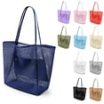 thumbnail image 1 of VOROLO Bolso de playa de malla,Bolso Hobo Fairycore para mujer,Bolso de hombro,Bolsos de ganchillo casuales de verano suaves, 1 of 5