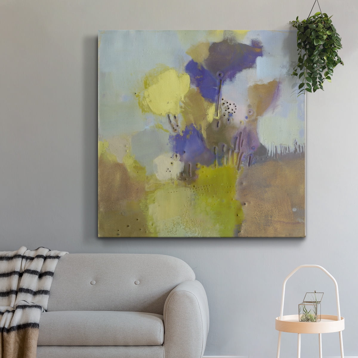 Wexford Home Blume V-Premium Gallery Wrapped Canvas, 24" x 24" - Ready to Hang