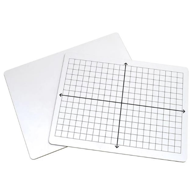 Pacon PACAC900810 2 Sided Math Whiteboards XY Axis Plain