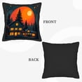 thumbnail image 6 of Set of 2 18x18in Throw Pillow Covers - Cozy Pine Tree Pattern Design for Couch Bed and Car - Perfect for a Warm Inviting Atmosphere, 6 of 8