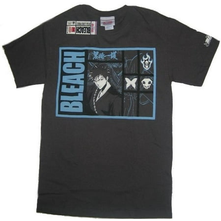 Ripple Junction - Bleach Ichigo Charcoal Gray Anime Licensed Adult T