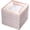 Clear Rose Gold, variant on 100-Piece Gold Square Plastic Plates – 6 Inch Disposable Dessert and Cake Plates, Premium Hard Square Small Appetizer Plates for Wedding and Party, Available in Various Colors