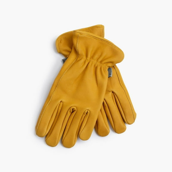 BlackCanyon Outfitters Split Leather Gloves with Red Fleece Lining X-Large Work