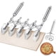 thumbnail image 2 of 5 Wheel Pastry Cutter, Stainless Steel Dough Cutter Wheel with Handle, 2 of 5