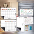 thumbnail image 4 of Magnetic Whiteboard Magnetic Calendar for Refrigerator Refrigerator Whiteboard Dry Erase Monthly Planner with 5 Markers and Eraser Reusable Magnetic Whiteboard Planner, 4 of 5