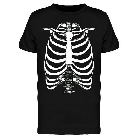 Skeleton Like Costume Men T-Shirt, Male x-Large