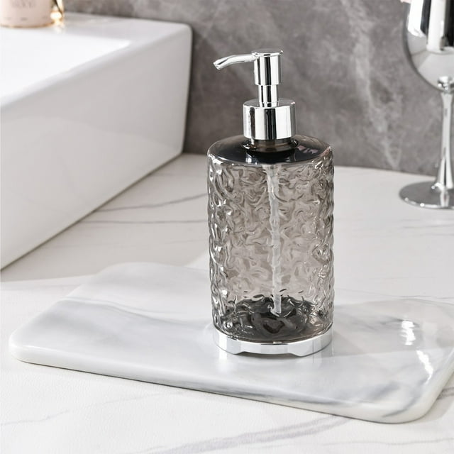 Uklsqma 420Ml Hand Soap Dispenser Bottle | Refillable Plastic Pump | Bathroom Kitchen Countertop Lotion Shampoo Liquid Soap Container | Multi-Purpose Hands Wash Station