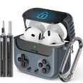 thumbnail image 1 of Funda para Airpods 4 Inesore con cierre, kit de limpieza, color negro, 1 of 6