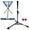 Royal Blue, variant on PowerNet Coach's Bundle Ball Caddy + Tee + 2 Pack Heavy Weighted Training Balls for Baseball Softball