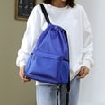 thumbnail image 2 of Travel Bag Swimming Bag Waterproof Drawstring Bag for Training Fitness Soft Bag, 2 of 6