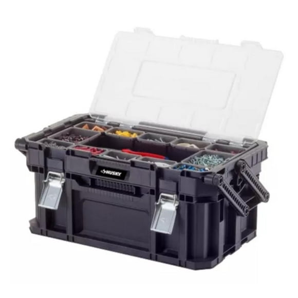 Caja De Herramientas Husky 24.7 X 56.5 X 31.7 Cm Negro