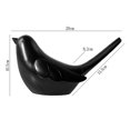 thumbnail image 4 of Estatua de pájaro de resina Gloria modelo Animal escultura moderna decoración para estar cola larga negra, 4 of 9