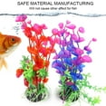thumbnail image 4 of Vivid Shape Plastic Simulation Water Plant,  Aquarium Artificial Water Plant, High Simulation Aquarium for Fish Tanks One Purple One Red, 4 of 7