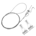 thumbnail image 1 of 2 Sets of Photo Hanger Rope Picture Stainless Steel Adjustable Photo Frame Hanging Wire Rope, 1 of 6