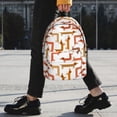thumbnail image 2 of Easygdp Dachshund Dog Mochila Ligera de 15 Pulgadas para Estudiantes, Mochila Cómoda para la Escuela y Viajes, Correas Ajustables, 2 of 6