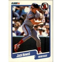 1990 Jack Howell Fleer Baseball Card #135