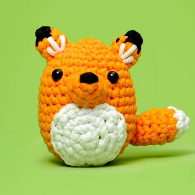 The Woobles Beginner Crochet Amigurumi Kits Fox - Main Image