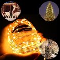 thumbnail image 4 of Solar Power Copper Wire Decorative String Lights Holiday Christmas Light Total Length 21.9 Meters with Eight Functions, 4 of 10