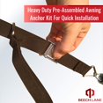 thumbnail image 4 of Beech Lane Heavy Duty Pre-Assembled RV Awning Anchor Kit, Sturdy Cam Buckles with Thick Straps, Durable Canvas Storage Bag, Steel Connection Points, 4 of 4