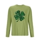 thumbnail image 3 of Blusas y camisas de manga larga con cuello redondo para hombre, deportivas, fitness, hogar, pijamas navideños estampados, camiseta de manga larga con cuello redondo, blusa de poliéster para hombre, 3 of 3