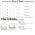 thumbnail image 2 of Puntoco Sujetadores sin aros para mujer Ropa interior de color liso para mujer Sin aros de acero Sujetador fruncido Sujetador ..., 2 of 3