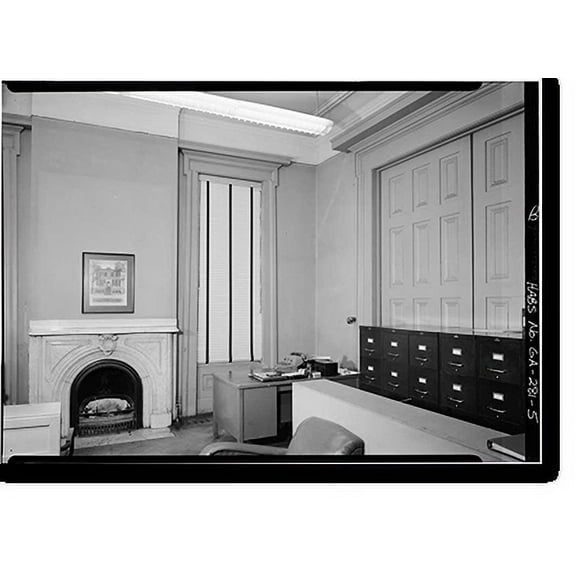 Historic Print, Abram Minis House, 204 East Jones Street, Savannah, Chatham County, GA - 5, 16" x 20"