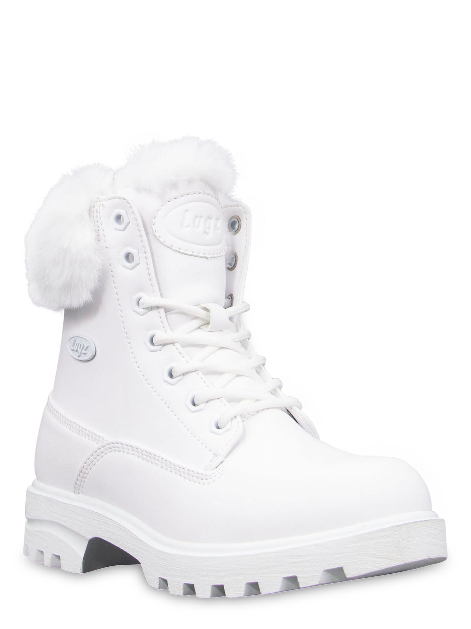 white lugz boots