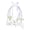 6185A, variant on Aellinatey Beadwork Artificial Floral Hoop Wreath Wedding Bouquet Handheld Silk Flower