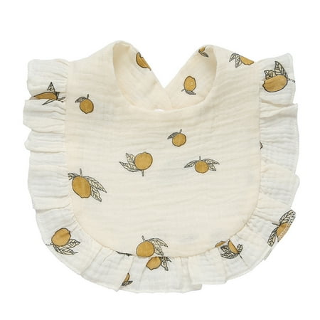 

SIEYIO Baby Bibs Bandana Ruffles Drooling Bib for Infant 0-2Years Baby Teething Soothe Towel Floral High Absorbent Stylish Bib