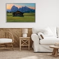 thumbnail image 3 of Stupell Industries Farmhouse Solitary Cabin with Looming Cliffs Gray Framed Giclee Art, 30 x 20, by Renel Peters, 3 of 8