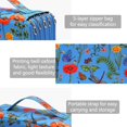 thumbnail image 3 of GHSDFBB Twill Fabric Pencil Case with Zipper Closure, Blue, 252 Count, 3 of 6