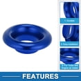 thumbnail image 4 of Unique Bargains Velocity Stack Bellmouth Durable 3.46" ID 6.50" OD Turbo Engine Air Intake Aluminum Alloy Blue, 4 of 6