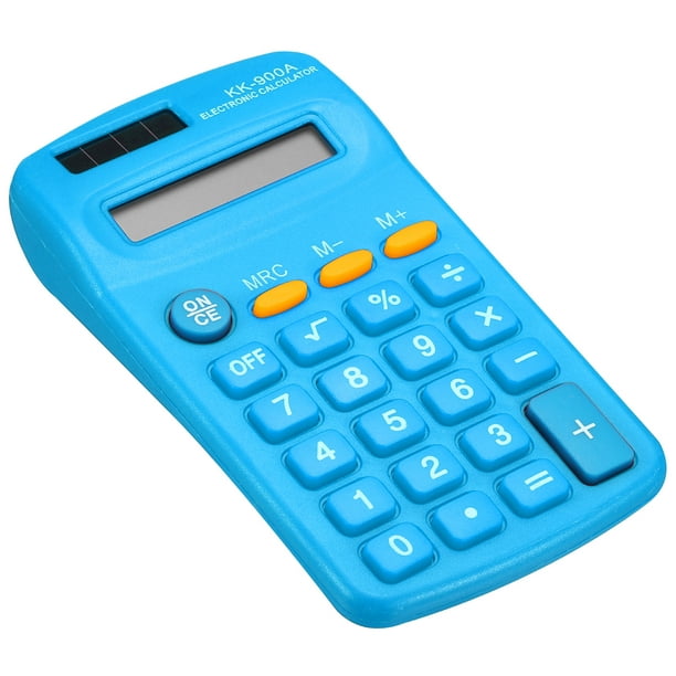 Uxcell Small Pocket Calculator Home Office Handheld Calculator 8 Digit  Display Light Blue 